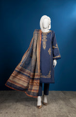 WINTER'23 WOMEN EMBROIDERED JACQUARD 3PC UNSTITCHED