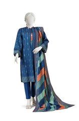 PRINTED KHADDAR STITCHED 3 PIECE