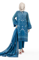 PRINTED SLUB VISCOSE 3PCS UNSTITCHED