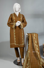 WINTER'23 WOMEN PRINTED KHADDAR 3PC UNSTITCHED