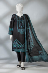 WINTER'23 WOMEN PRINTED KHADDAR 3PC UNSTITCHED
