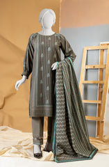 WINTER'23 WOMEN PRINTED KHADDAR 3PC UNSTITCHED