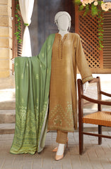 EMBROIDERED KHADDAR 3PCS UNSTITCHED