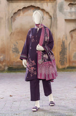 EMBROIDERED KHADDAR 3PCS UNSTITCHED