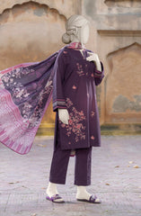 EMBROIDERED KHADDAR 3PCS UNSTITCHED