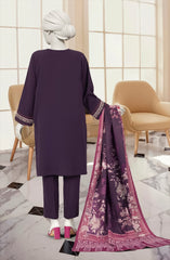 EMBROIDERED KHADDAR 3PCS UNSTITCHED