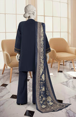 EMBROIDERED KHADDAR 3PCS UNSTITCHED