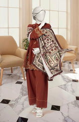 EMBROIDERED KHADDAR 3PCS UNSTITCHED