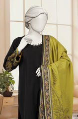 EMBROIDERED KHADDAR 3PCS UNSTITCHED