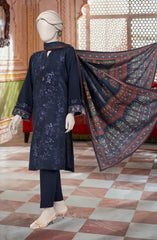 EMBROIDERED KHADDAR 3PCS UNSTITCHED