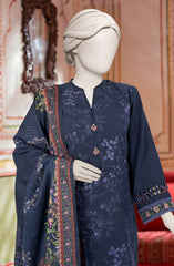 EMBROIDERED KHADDAR 3PCS UNSTITCHED