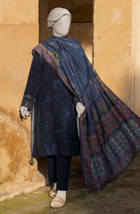 EMBROIDERED KHADDAR 3PCS UNSTITCHED