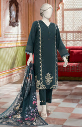 EMBROIDERED KHADDAR 3PCS UNSTITCHED