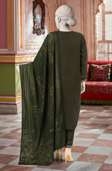 EMBROIDERED KHADDAR 3PCS UNSTITCHED