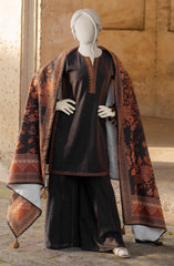 EMBROIDERED KHADDAR 3PCS UNSTITCHED