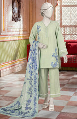 EMBROIDERED KHADDAR 3PCS UNSTITCHED