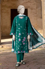 EMBROIDERED KHADDAR 3PCS UNSTITCHED