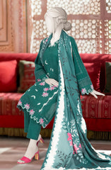 EMBROIDERED KHADDAR 3PCS UNSTITCHED