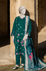 EMBROIDERED KHADDAR 3PCS UNSTITCHED