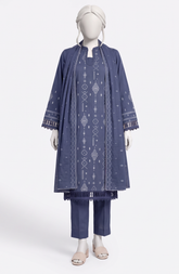 3 PIECE- EMBROIDERED PREMIUM KHADDAR SUIT