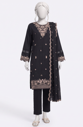 3 PIECE- EMBROIDERED PREMIUM KHADDAR SUIT