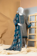 WINTER'23 WOMEN EMBROIDERY KHADDAR 3PC UNSTITCHED