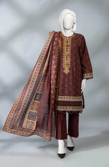 WINTER'23 WOMEN EMBROIDERY KHADDAR 3PC UNSTITCHED