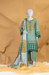 WINTER'23 WOMEN EMBROIDERY KHADDAR 3PC UNSTITCHED