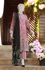 PRINTED TWILL VISCOSE 3PCS UNSTITCHED