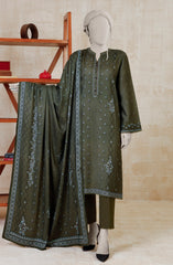 PRINTED TWILL VISCOSE 3PCS UNSTITCHED