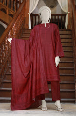 PRINTED KHADDAR STITCHED 3 PIECE