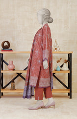 PRINTED KHADDAR STITCHED 3 PIECE