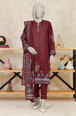 PRINTED KHADDAR STITCHED 3 PIECE