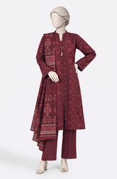 3 PIECE- PRINTED PREMIUM KHADDAR SUIT