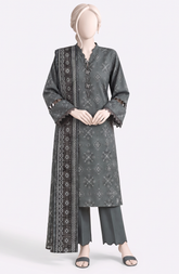 3 PIECE- PRINTED PREMIUM KHADDAR SUIT