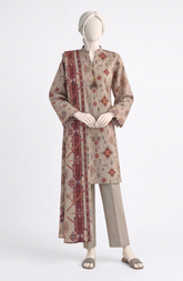 3 PIECE- PRINTED PREMIUM KHADDAR SUIT