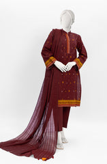 PRE WINTER'23 WOMEN JACQUARD 3PC UNSTITCHED