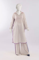 SUMMER'23 PRINTED FENCOTT STITCHED 2PC SUIT