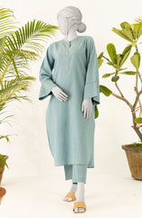 JACQUARD WOMEN STITCHED 2PC SUIT