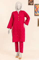 JACQUARD WOMEN STITCHED 2PC SUIT