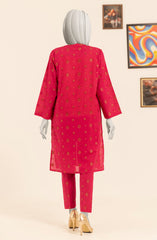 JACQUARD WOMEN STITCHED 2PC SUIT
