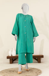 DOBBY WOMEN STITCHED 2PC SUIT