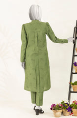 JACQUARD WOMEN STITCHED 2PC SUIT