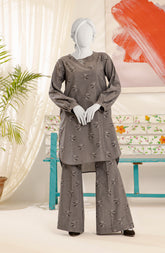 JACQUARD WOMEN STITCHED 2PC SUIT