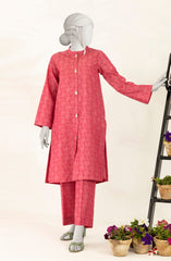 JACQUARD WOMEN STITCHED 2PC SUIT