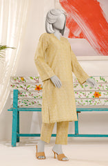 JACQUARD WOMEN STITCHED 2PC SUIT