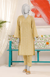 JACQUARD WOMEN STITCHED 2PC SUIT