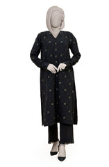 ZARI JACQUARD STITCHED 2 PIECE