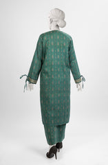 JASHAN E AZADI WOMEN 2PC STITCHED KURTI GREEN