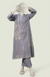PRINTED CAMBRIC STITCHED 2 PIECE